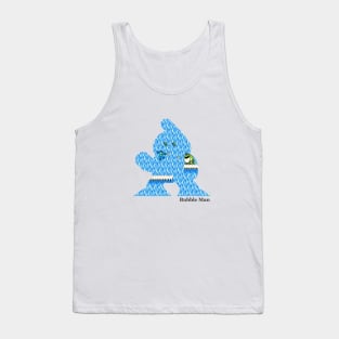 Bubble Man Silhouette - Mega Man 2 Tank Top